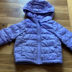 Primary Purple Kids Puffer Jacket